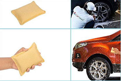 CAR SAAZ® Super Absorbent Multipurpose Car Wash Chamois Sponge (Pack of 1)