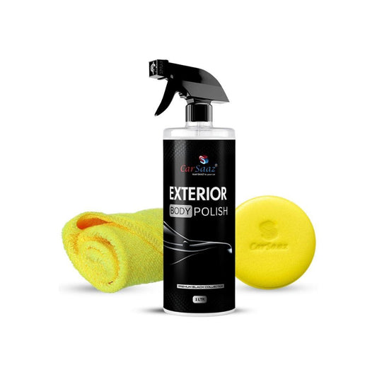 Exterior polish 1ltr with applicator & microfiber combo.