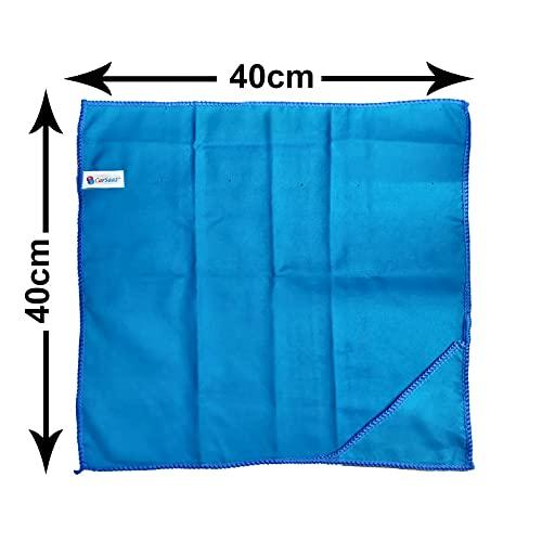 Premium Microfiber Blue Polishing Cloth (Pack of 5)