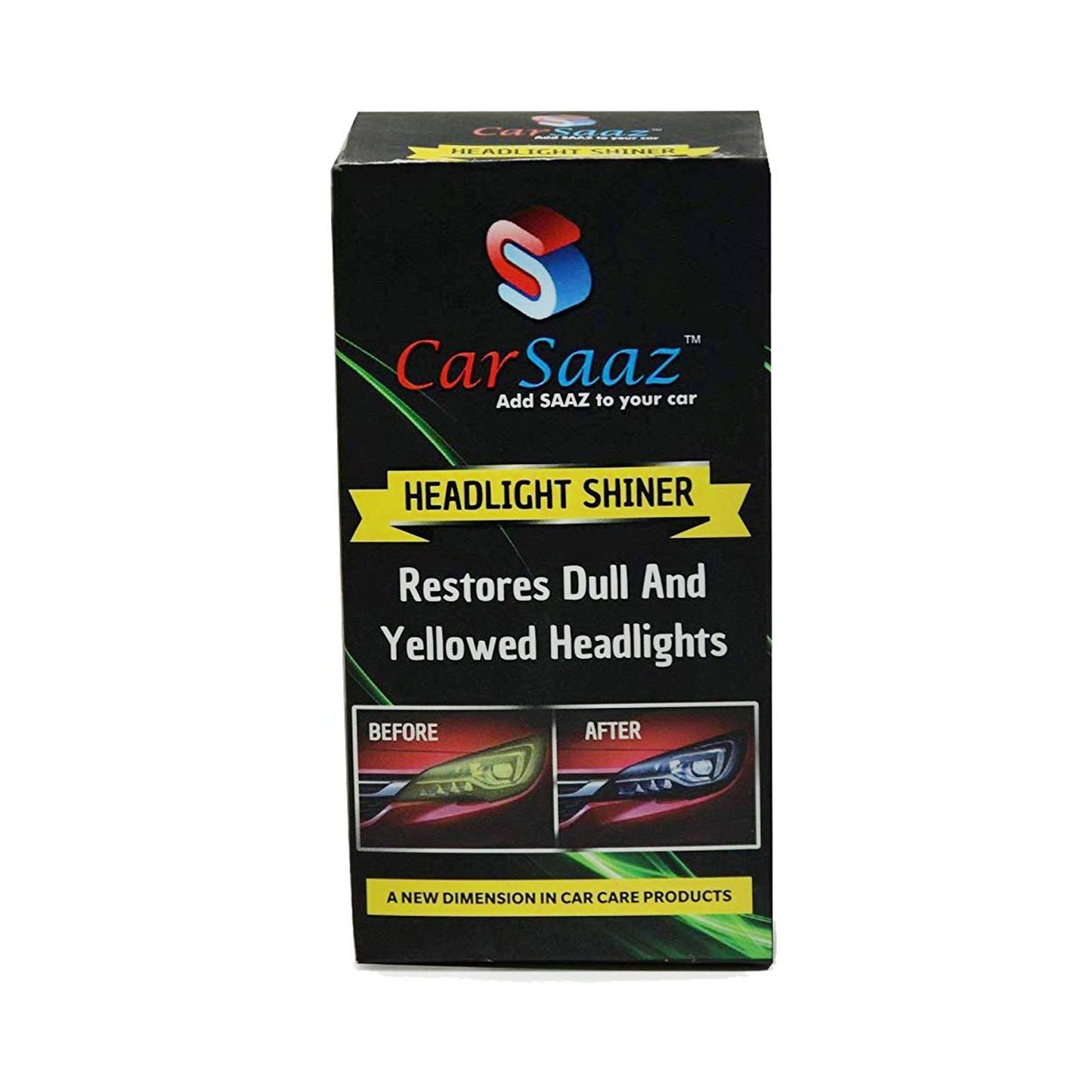 CAR SAAZ® Premium Headlight Shiner for Automobiles, Headlight Lens Restorer (120ml)