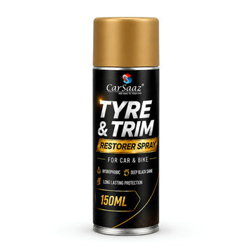 CarSaaz Tyre & Trim Restorer Spray | Suitable for Cars & Bikes | 150 ML