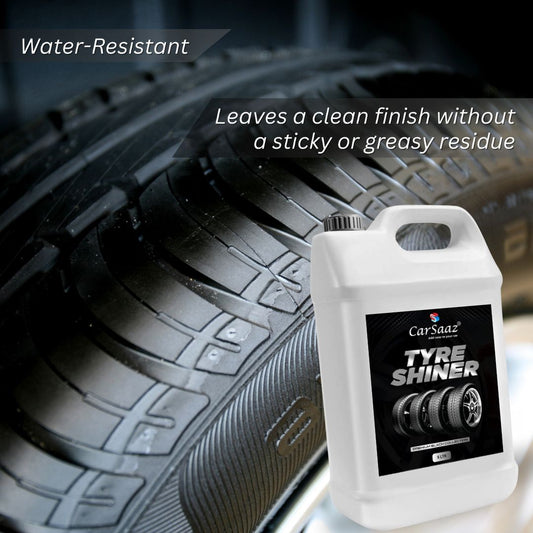 Tyre Shiner (5L) for Car and Bike | Increase Tyre Life, Glossy, Protective Shine for Tyres | High Gloss & Long-Lasting Protection