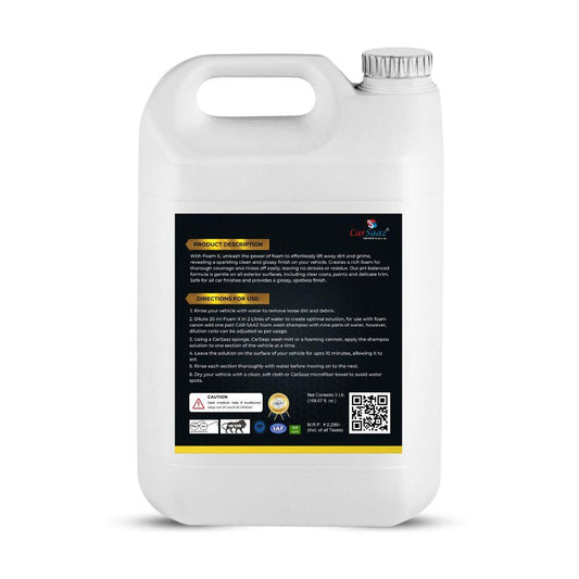 Foam X Foam Shampoo | Rich Foam for Perfect Cleaning | High-Foaming Shampoo | pH Neutral, Highly Effective