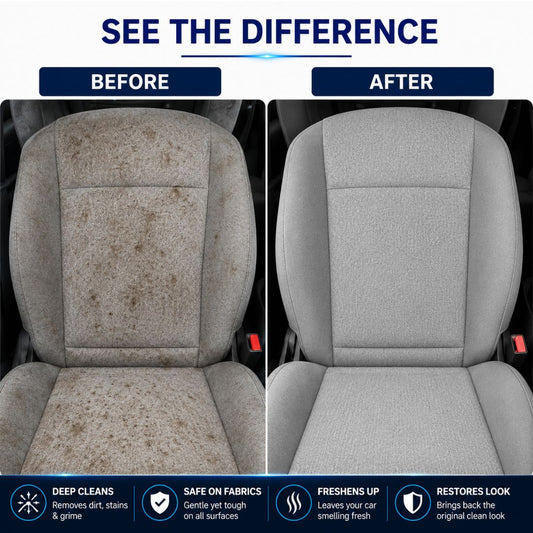 Car Upholstery and Carpet Cleaner 1 Ltr | Stain-Free & Fresh Finish| Powerful, Safe Cleaning