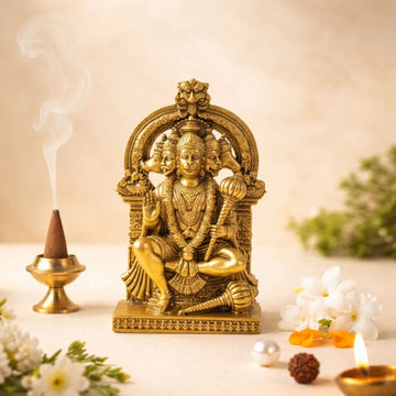 Panchmukhi Hanuman Idol for Car Dashboard | Spiritual Power & Protection