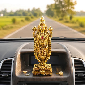 Gold Plated Lord Venkateswara ( Tirupati Balaji ) | Gold Plated with 1 Year Plating Warr