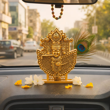 Gold Plated Sanwariya Seth Ji Idol for Home, Car & Office