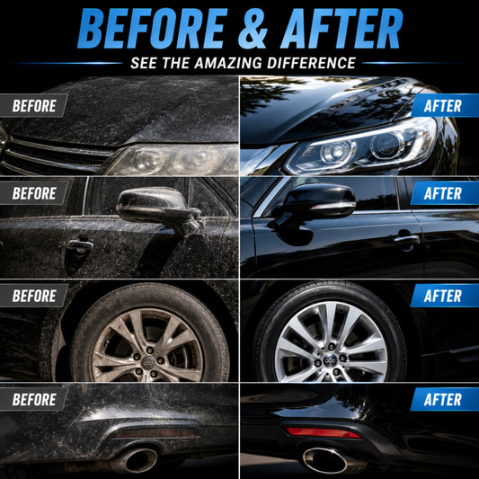 CAR SAAZ Complete Car & Bike Care Kit | Budget Friendly Combo for Full Vehicle Care