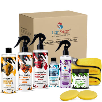 Complete Car Care Kit (10 Pcs) | All-in-One Solution, Maintenance & Detailing Kit for Every Vehicle