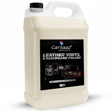 Leather Vinyl & Dashboard Polish (5) for Car & Bike | Polish for Car Interior, Seats, Plastic, Rubber, Door Panels & More | Restore, Shine & Protect