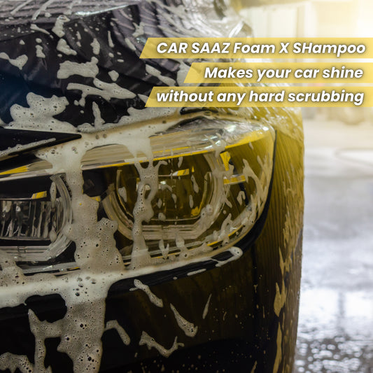 Foam X Car & Bike Foam Wash Shampoo 1 LTR | Premium High-Foaming Shampoo | Snow Foam Wash Shampoo | pH Neutral, Thick Suds, Highly Effective