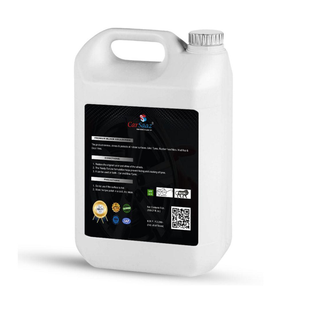Tyre Shiner for Cars and Bikes 5 Ltr back 