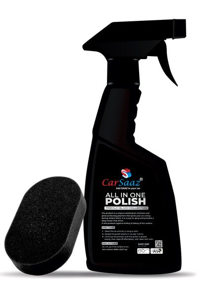 CAR SAAZ® All in One Polish (380ml) Multipurpose Liquid Polish for Car & Bike