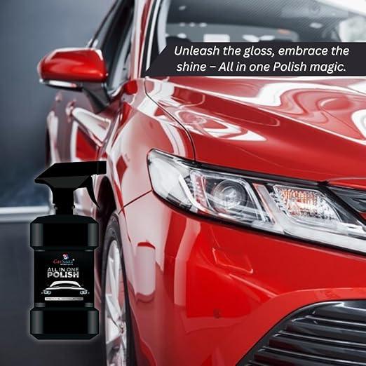 Polish combo | All in one polish, Dashboard polish, Tyre shiner + 3 applicators (200ML Each)