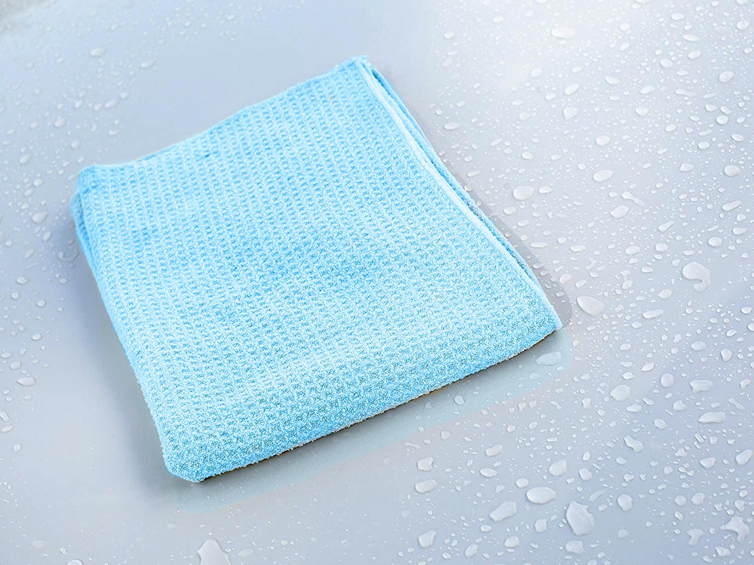 CARBINIC Waffle Microfiber Super Absorbent Cloth, 300 GSM