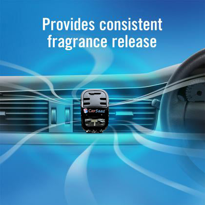 CAR SAAZ® Car AC Vent Perfume | Car Air Freshener (8ml) - Vanilla Fragrance
