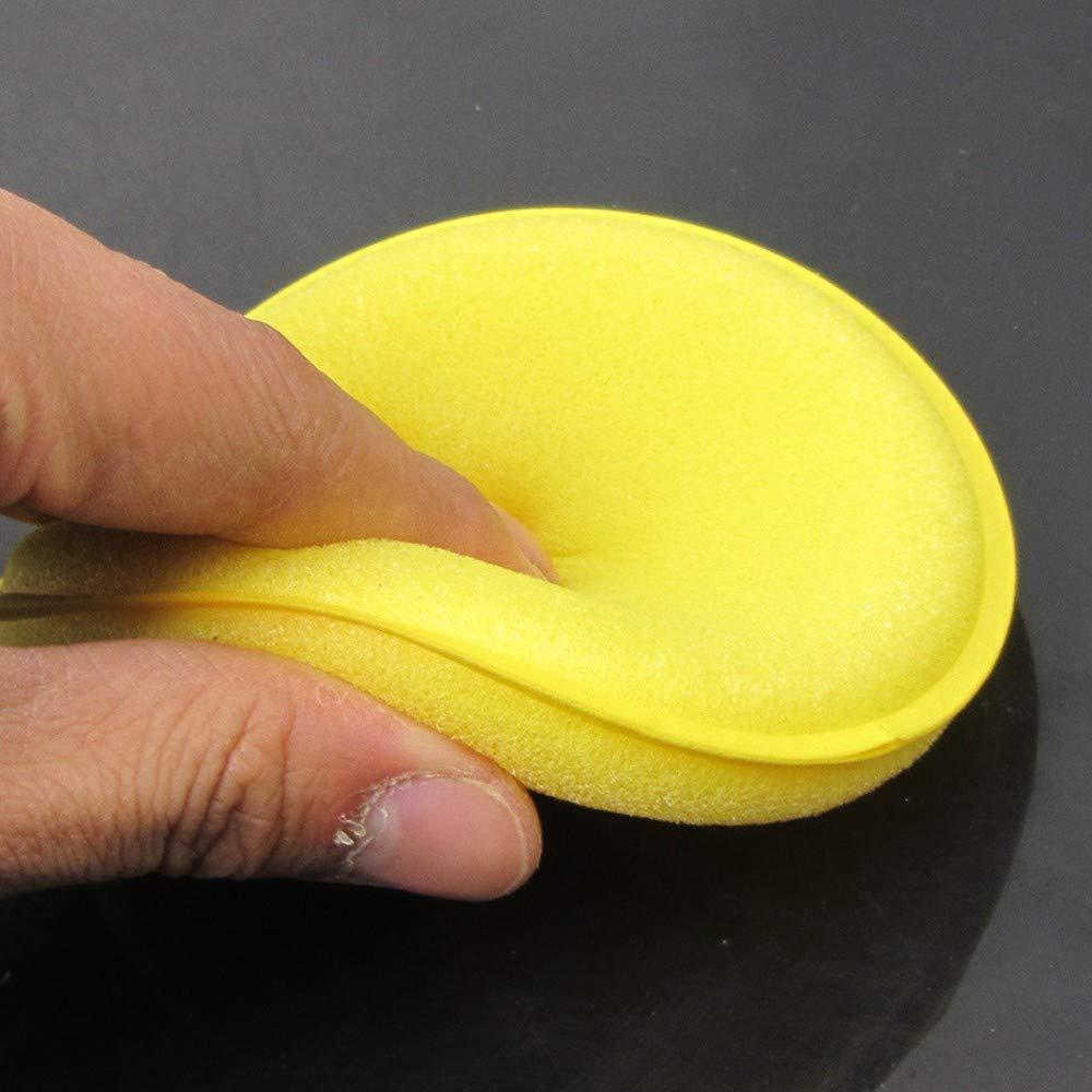 Yellow Microfiber EzClean Foam Applicator Pads, Round at Rs 35/piece in  Nanded