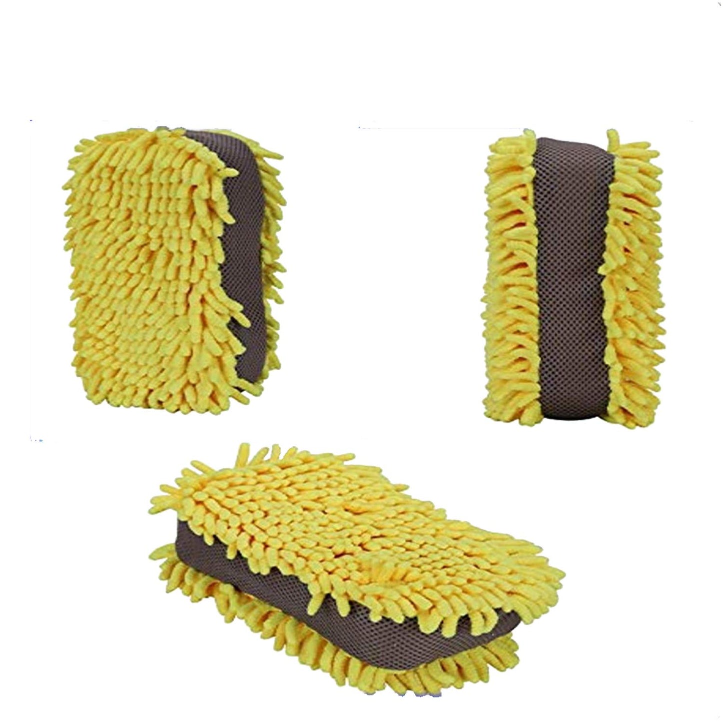 CAR SAAZ® Super Large Microfiber Sponge Sandwich Design